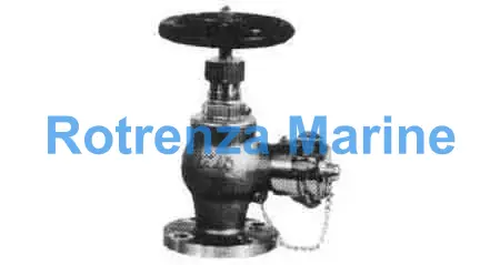 ANGLE HOSE VALVE BRONZE, FLANGE&SCREW F7334 5KG-15MM