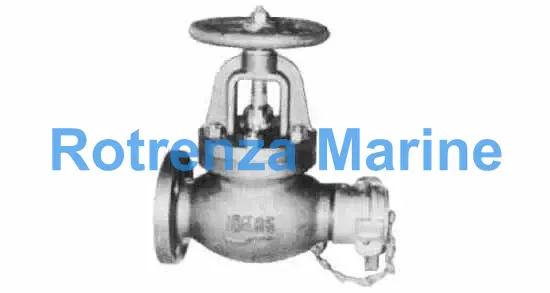 GLOBE HOSE VALVE CAST-IRON, FLANGE&COUPLING F7333 5KG-50MM