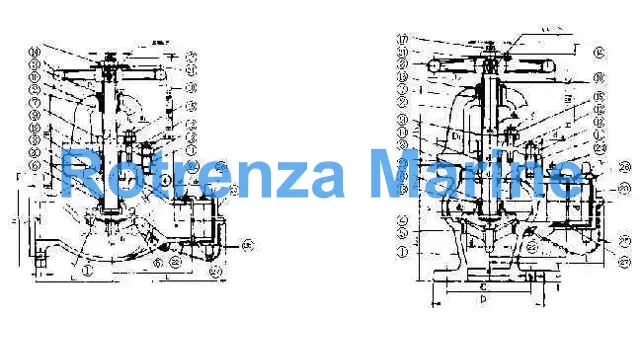 ANGLE HOSEVALVE C-IRON W/SCREW, ANSI-NFPA JMS7305 10K-2-1/2"
