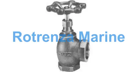 ANGLE VALVE BRONZE SCREWED, 150LBS PT1-1/2