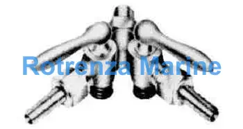 AIR COCK 2-WAY W/LEVER HANDLE, BRONZE MALE&HOSE END PT3/8