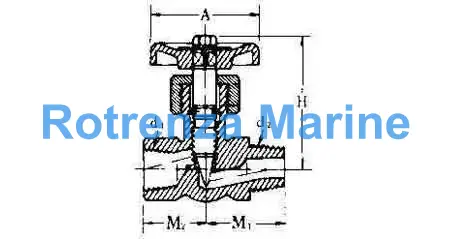 NEEDLE VALVE STRAIGHT BRASS, MALE&FEMALE END 1/4X1/4