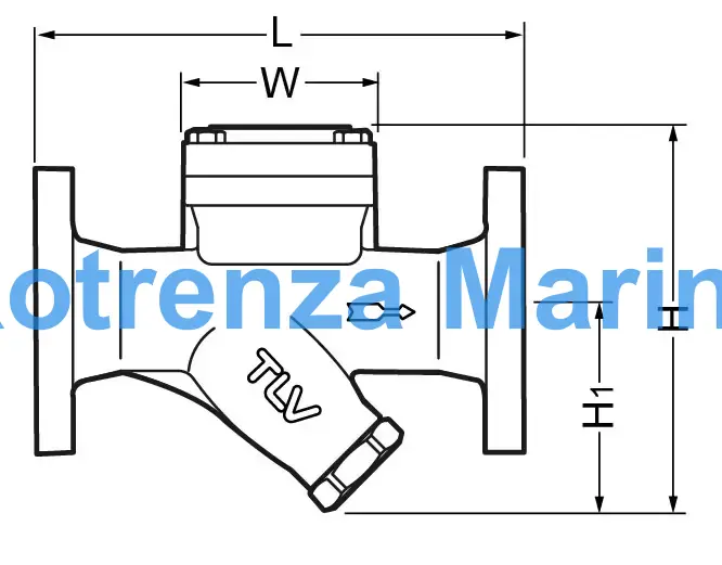 STEAM TRAP MALLEABLE-IRON, THERMODYNAMIC FLANGED 15A