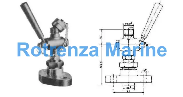 COCK INDICATOR FOR SULZER TYPE, WITH FURTHER DETAIL