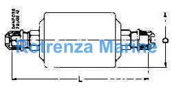 DRIER FILTER WITH SOLID CORE, WITH FURTHER DETAIL