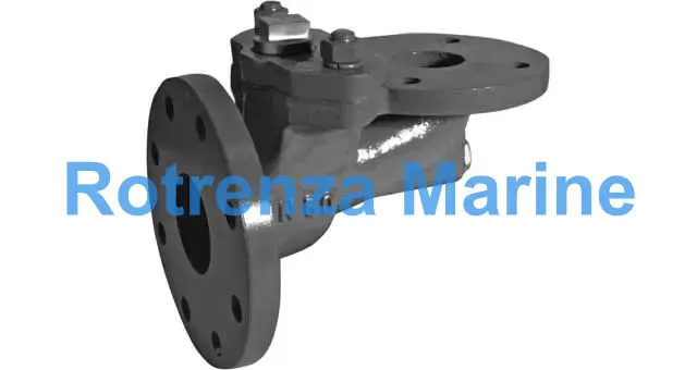 STORM VALVE DIN DUCTILE C/IRON, ANGLE W/O LOCK DEVICE 1205DN100
