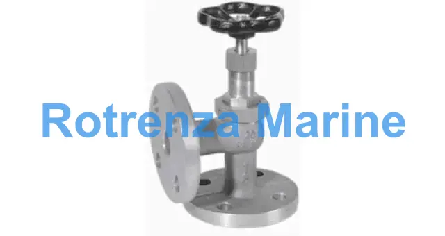 ANGLE VALVE DIN BRONZE FLANGED, PN10/16 #276 32MM