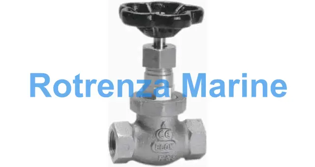 GLOBE VALVE DIN BRONZE SCREWED, #1275 2-1/2"