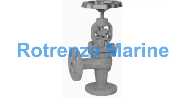 ANGLE VALVE DIN CARBON STEEL, FLANGED PN25/40 #418 150MM