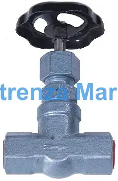GLOBE VALVE DIN STEEL AA250, BSP FEMALE THREAD PN640 1/2"