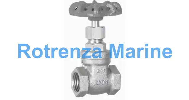 GATE VALVE DIN BRONZE SCREWED, 12BAR #290A 2"