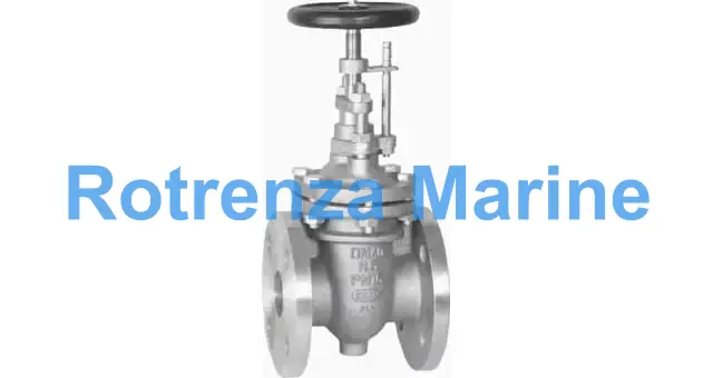 GATE VALVE DIN BRONZE FLANGED, PN10/16 #1317 125MM