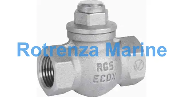 CHECK VALVE DIN BRONZE SCREWED, LIFT TYPE #500BR 1/4"