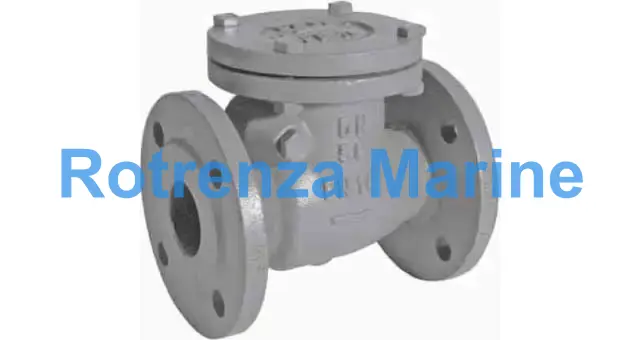 CHECK VALVE DIN C/IRON FLANGED, SWING TYPE PN16 #83BR 50MM