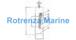 VALVE CHECK CARBON STEEL DIN, WAFER LONG PN16 #4012 80MM