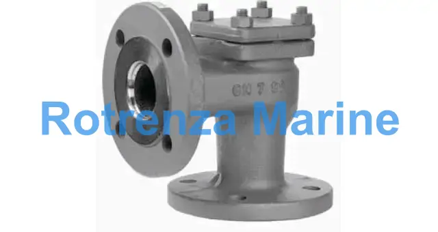 CHECK VALVE DIN CAST STEEL, LIFT PN40 ANGLE #96 DN 400