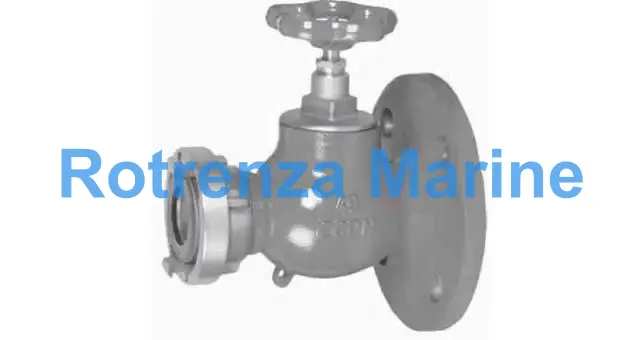 FIRE/DECKWASH VALVE DIN COPPER, ALLOY FLANGED PN16 #908 65MM