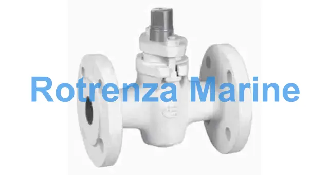 PLUG VALVE DIN CAST IRON, FLANGED PN10 2-WAY #52B DN15