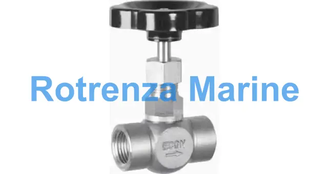 NEEDLE VALVE DIN BRASS SCREWED, #718 1/2"