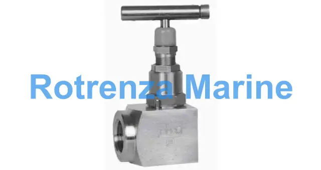 NEEDLE VALVE STAINLESS STEEL, DIN BSPP ANGLE #228S 1/2"