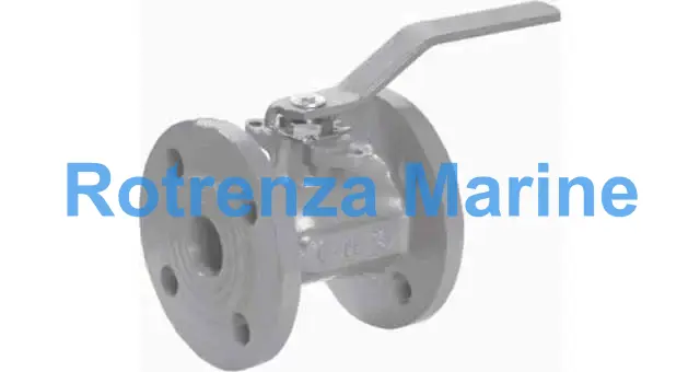 BALL VALVE DIN BRONZE PN16, FULL BORE FLANGED #1943 80MM