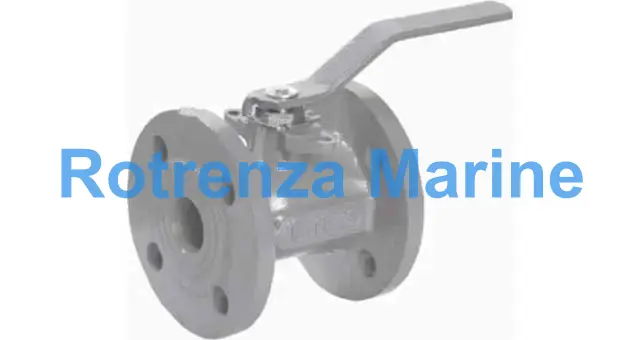 BALL VALVE DIN C/IRON PN16, W/BRASS TRIM #1942M 200MM