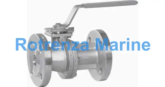 BALL VALVE DIN S.STEEL FLANGED, FULL BORE PN 40 #7389 DN 15