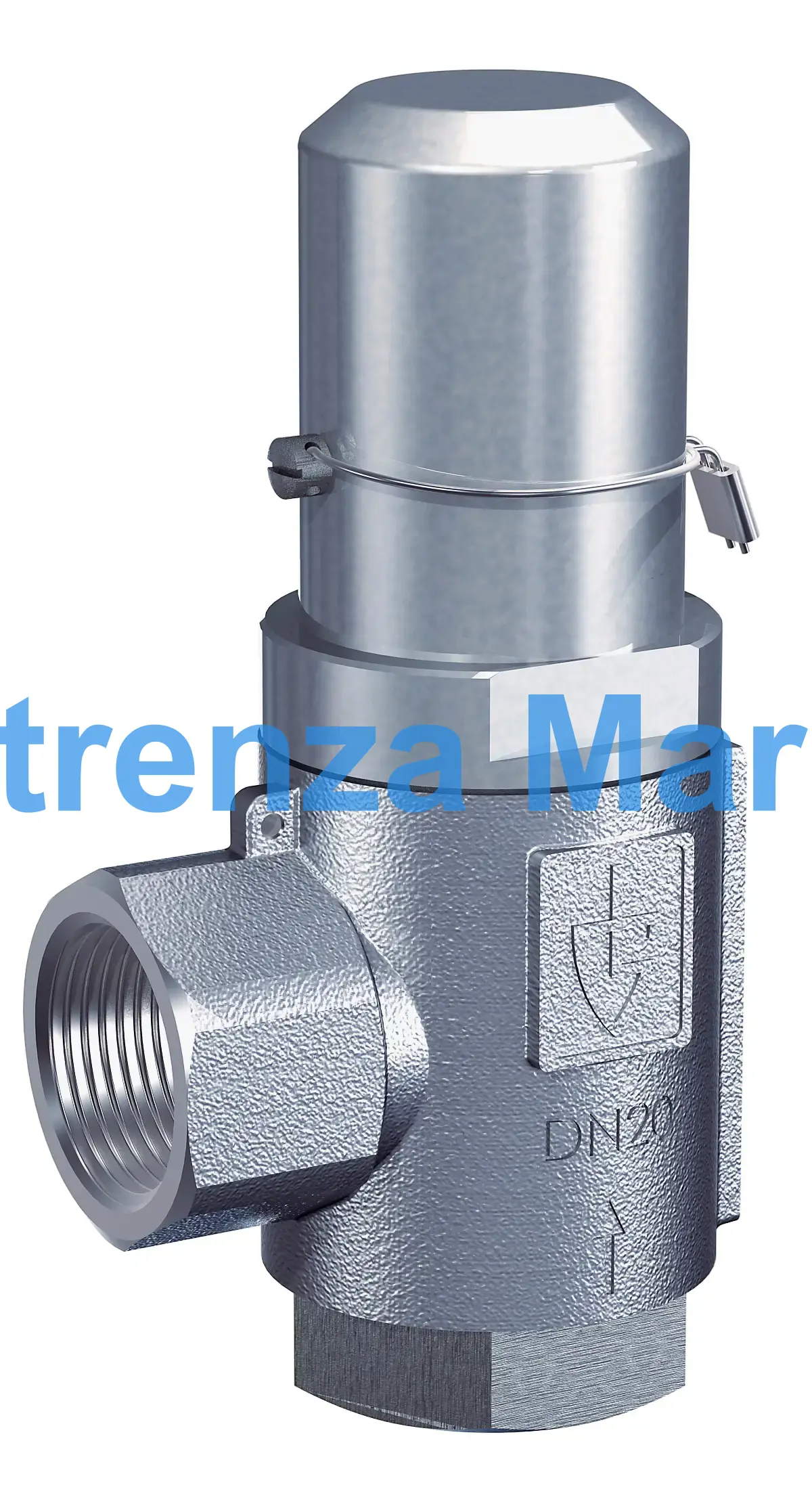 VALVE OVERFLOW S.STEEL DIN, #418TGFO G1-1/4" 