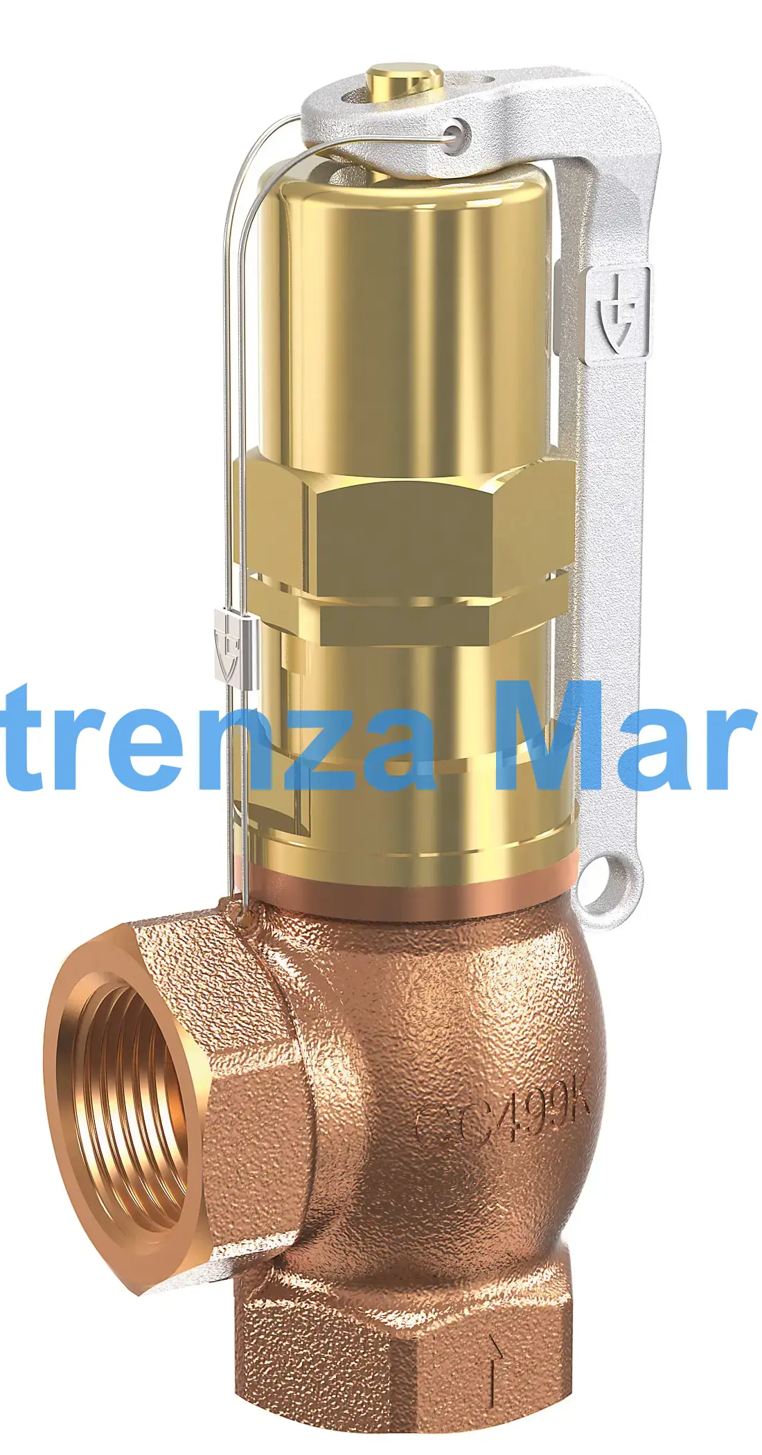 VALVE PRESS. RELIEF G.METAL, DIN #618SGFL NBR  SEAL 1-1/4" 