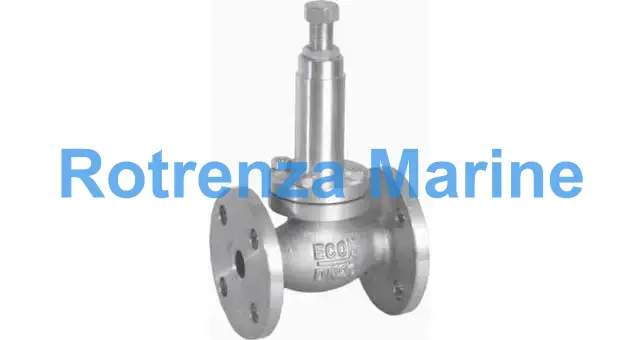 OVER FLOW VALVE DIN BRONZE, FLANGED END #523 DN 50