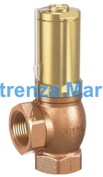 VALVE OVERFLOW GUNMETAL DIN, #617TGFO G1"