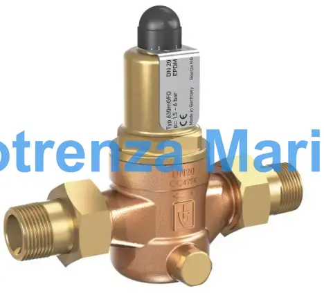 VALVE OVERFLOW GUNMETAL, #630MGFO DIN 20