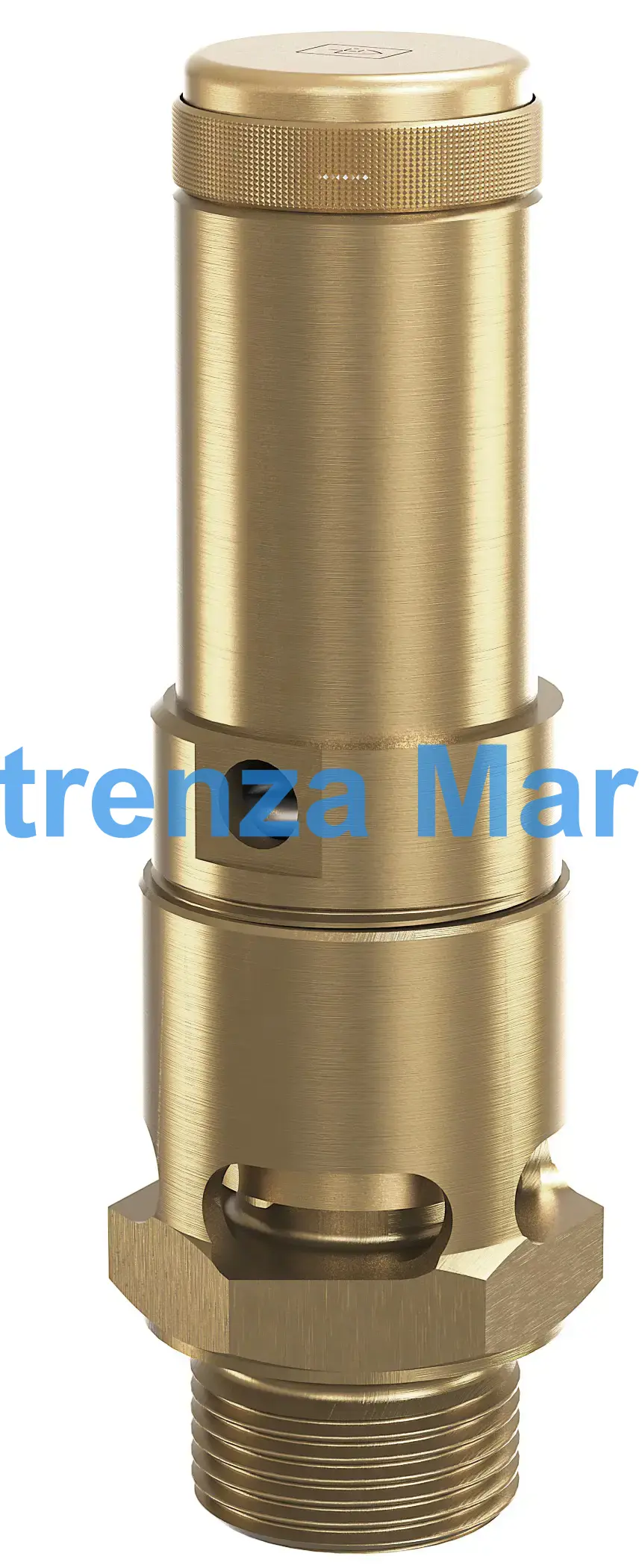 VALVE SAFETY BRASS DIN #810SGK, PTFE SEAL DN25