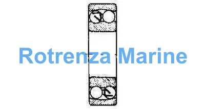 BALL BEARING DOUBLE ROW, DEEP GROOVE NO.1314