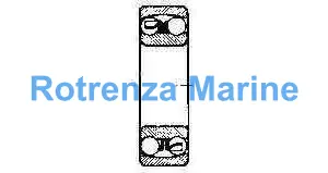 BALL BEARING DOUBLE ROW, DEEP GROOVE NO.2218