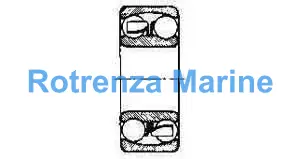 BALL BEARING DOUBLE ROW, DEEP GROOVE NO.2303