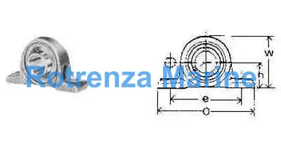 BEARING UNIT UCP-212, SHAFT DIAM 60MM