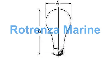 LAMP EMERGENCY BATTERY B-22, 12V 10W