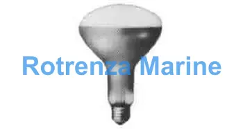 LAMP REFLECTOR FLAT RF, INDOORUSE E-26 220-230V 300W