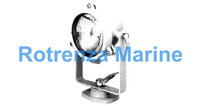 BOAT DECK LIGHT SEALED BEAM, WATERPROOF S2R 24V 75/55W