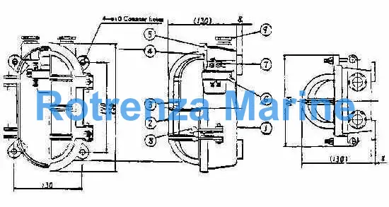 PASSAGE LIGHT WATERTIGHT, WITHOUT GUARD E-26 40W