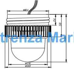 REPLACEMENT LED MODULE CLEAR, 100-120V AC 12W 