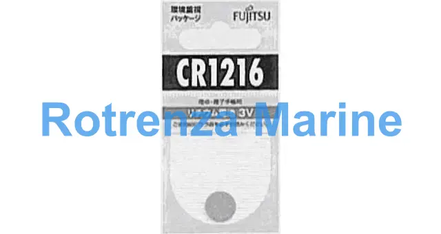 BATTERY LITHIUM MANGANESE, DIOXIDE CR-1616 3V 16X1.6MM 