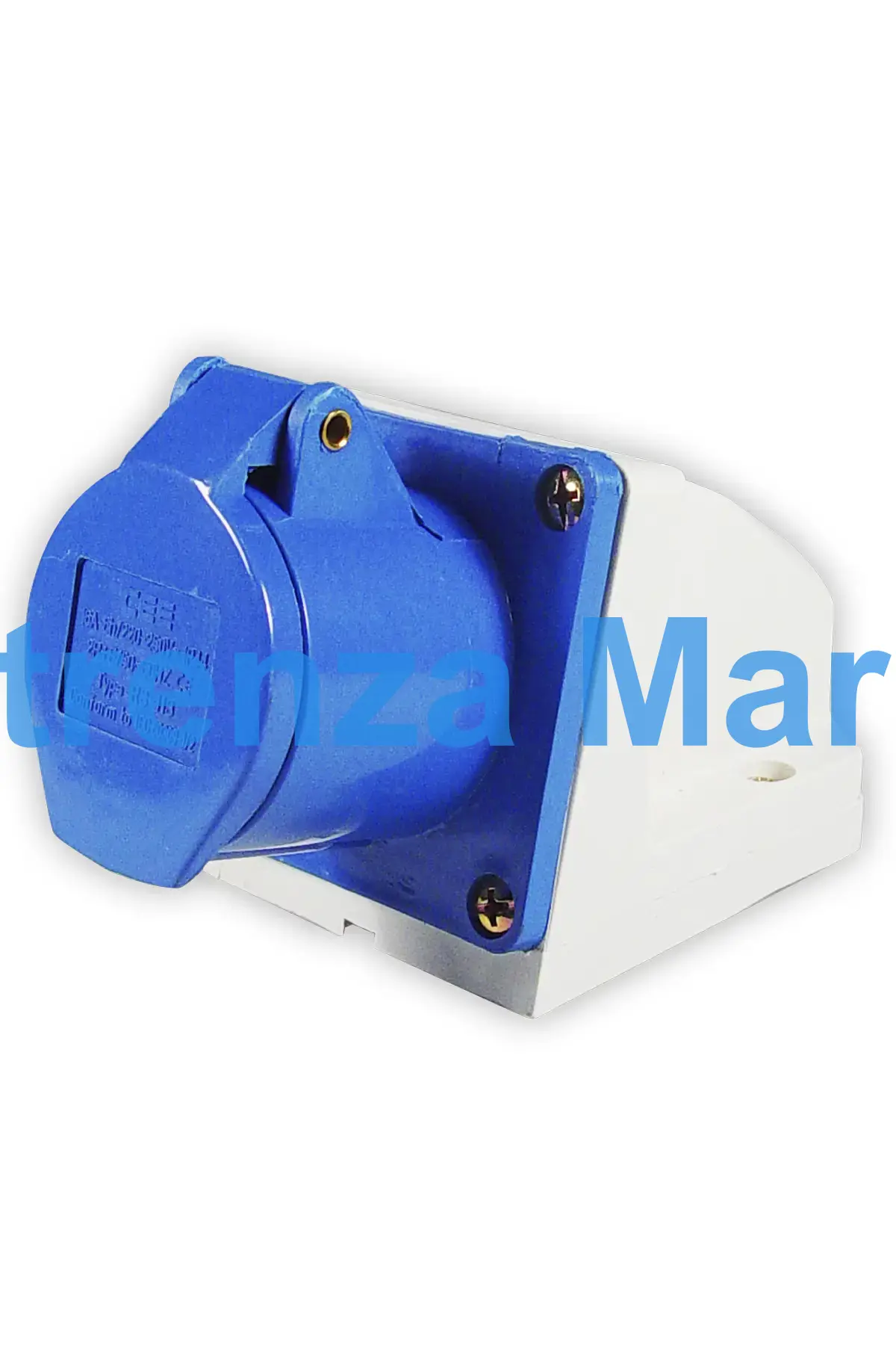 RECEPTACLE CEE AC220V BLUE 3P, 32AMP 6H IP44