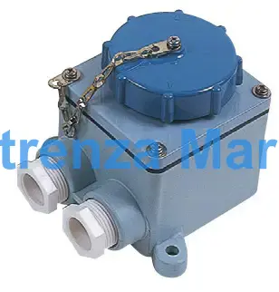 RECEPTACLE WATERTIGHT IEC TYPE, 2P+E AC200-250V BLUE RI2-2