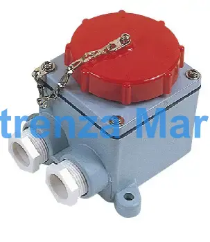 RECEPTACLE W/TIGHT IEC 3P+E, AC380-415V/440-460V RED RI2-3