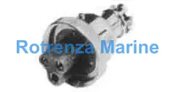 PLUG WATERTIGHT 3PIN STRAIGHT, TYPE-1MA SYNTHETIC RESIN