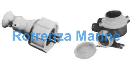 PLUG WATERTIGHT 3PIN HNA, CAST BRASS