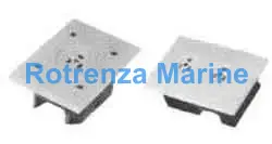 RECEPTACLE CABIN FLUSH DOUBLE, PLASTIC PLATE