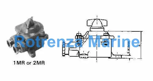 SWITCH ROTARY SMALL WATERTIGHT, TYPE#2MR SYNTHETIC RESIN